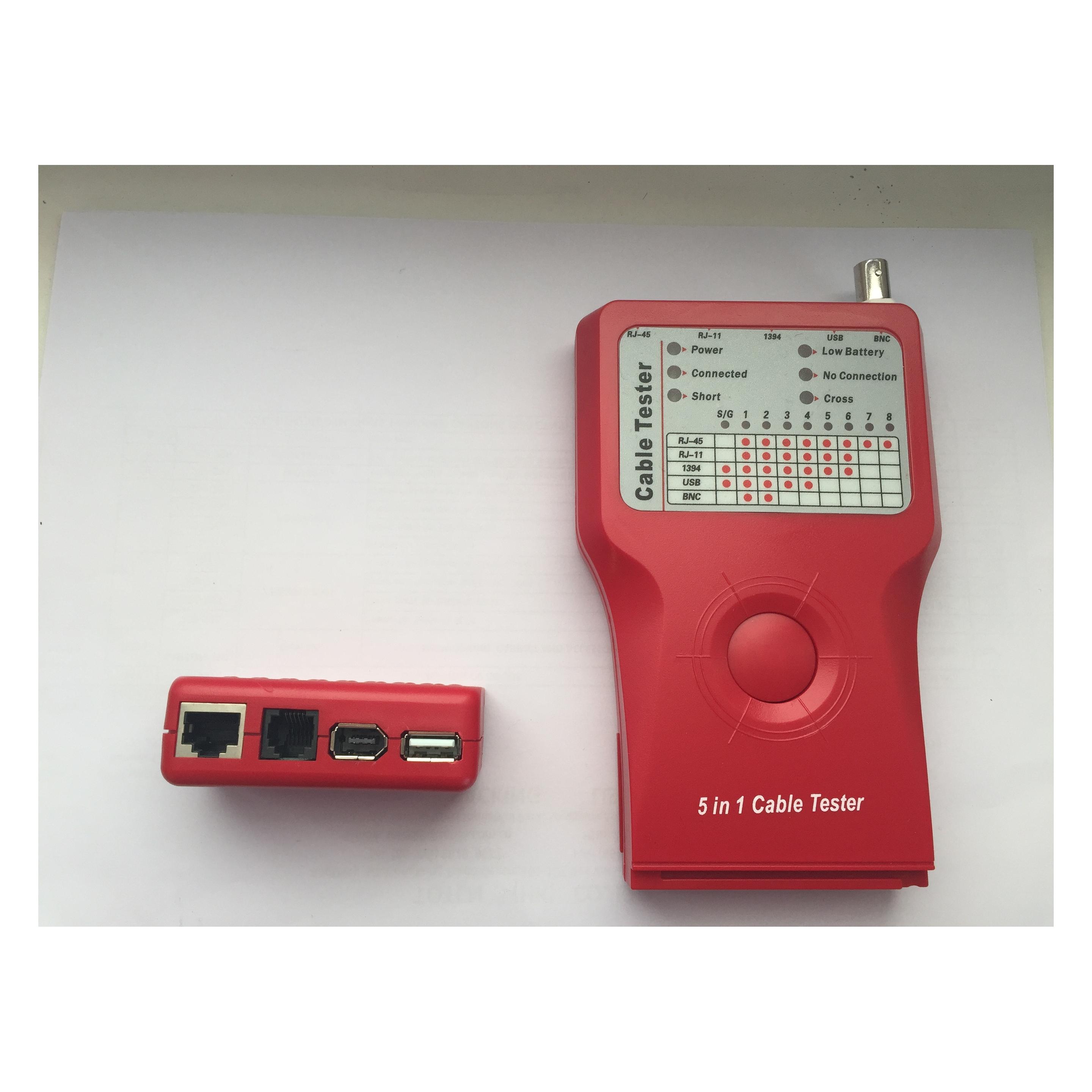 OEM Univerzální Tester RJ12,RJ45,USB,BNC (Kabeltester) (502713135)
