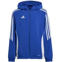 ADIDAS Kinder Schlupfjacke Tiro 24 Kids, Größe 140 in Blau Blau
