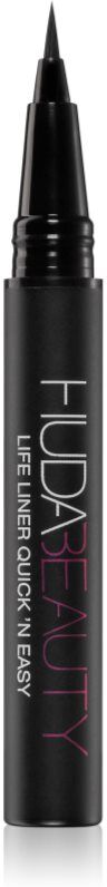 Huda Beauty Life Liner Quick N Easy precise liquid eyeliner shade Very Vanta (Extreme Black) 0.45 ml