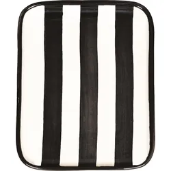 Lido Righe Snack-Teller 11 x 14 cm gestreift schwarz