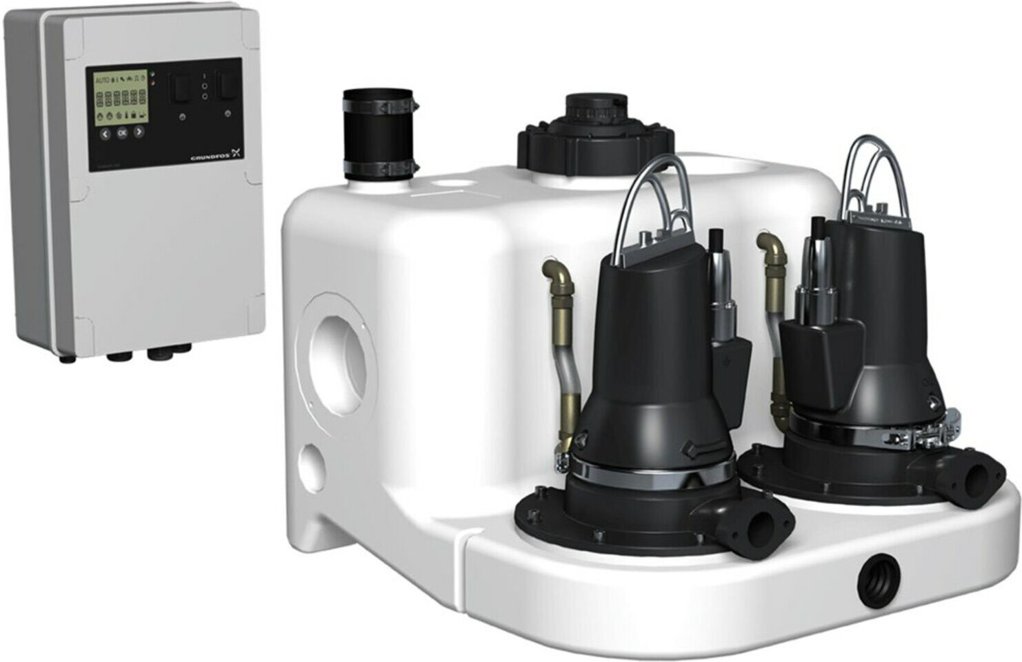 Grundfos Hebeanlage Multilift MDG 12.3.2, 1,2 kW, 3x 400 V (97901139)