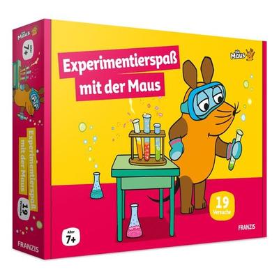 FRANZIS 67232 - Die Maus Experimentierspaß mit der Maus. Mehr als 20 Versuche! Für Kinder ab 7 Jahren