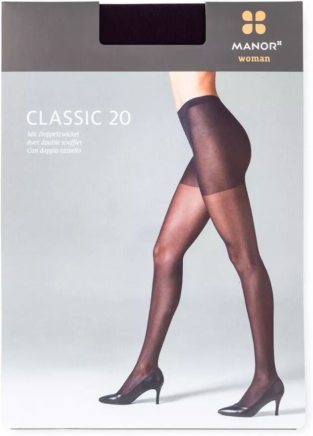 Manor Woman - Strumpfhose, 20 Den, für Damen, Marine, Größe I