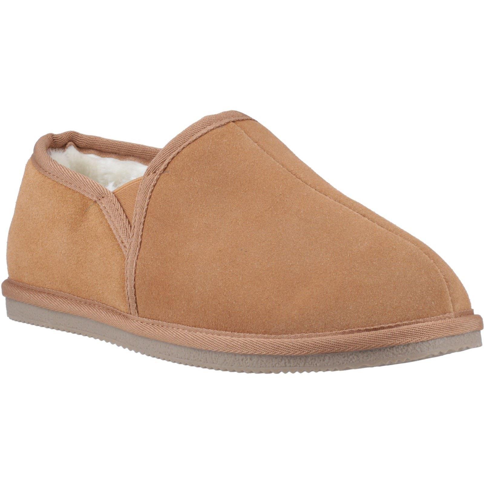 Hush Puppies Aryan Herren Wildlederhausschuhe in Tan