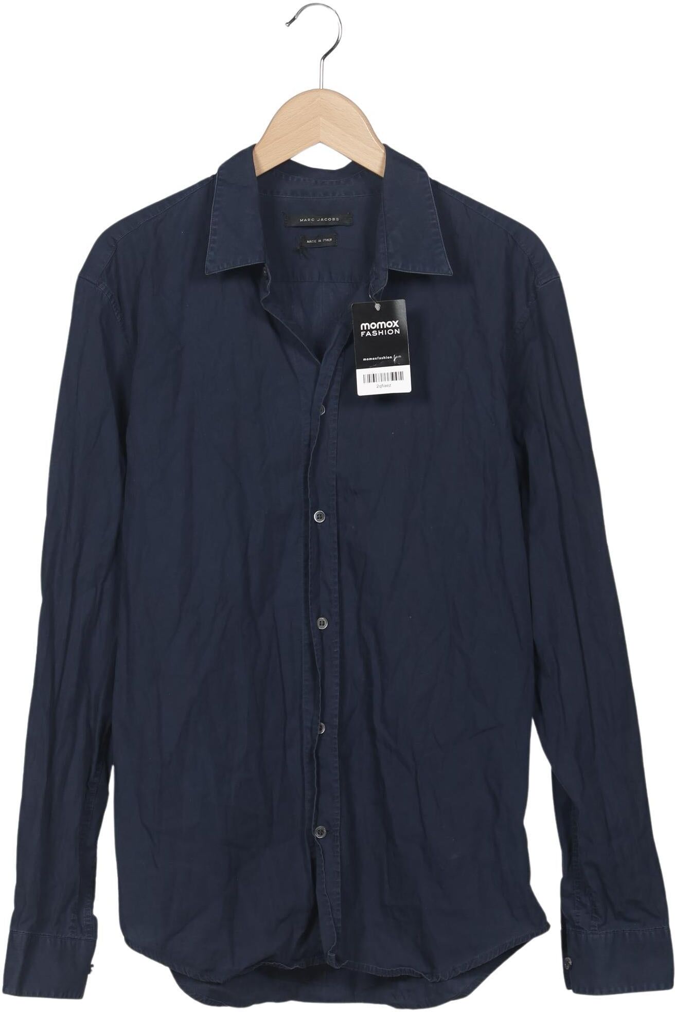 Marc Jacobs Herren Hemd, Marineblau, Gr. EU 54, Baumwolle - Second Hand