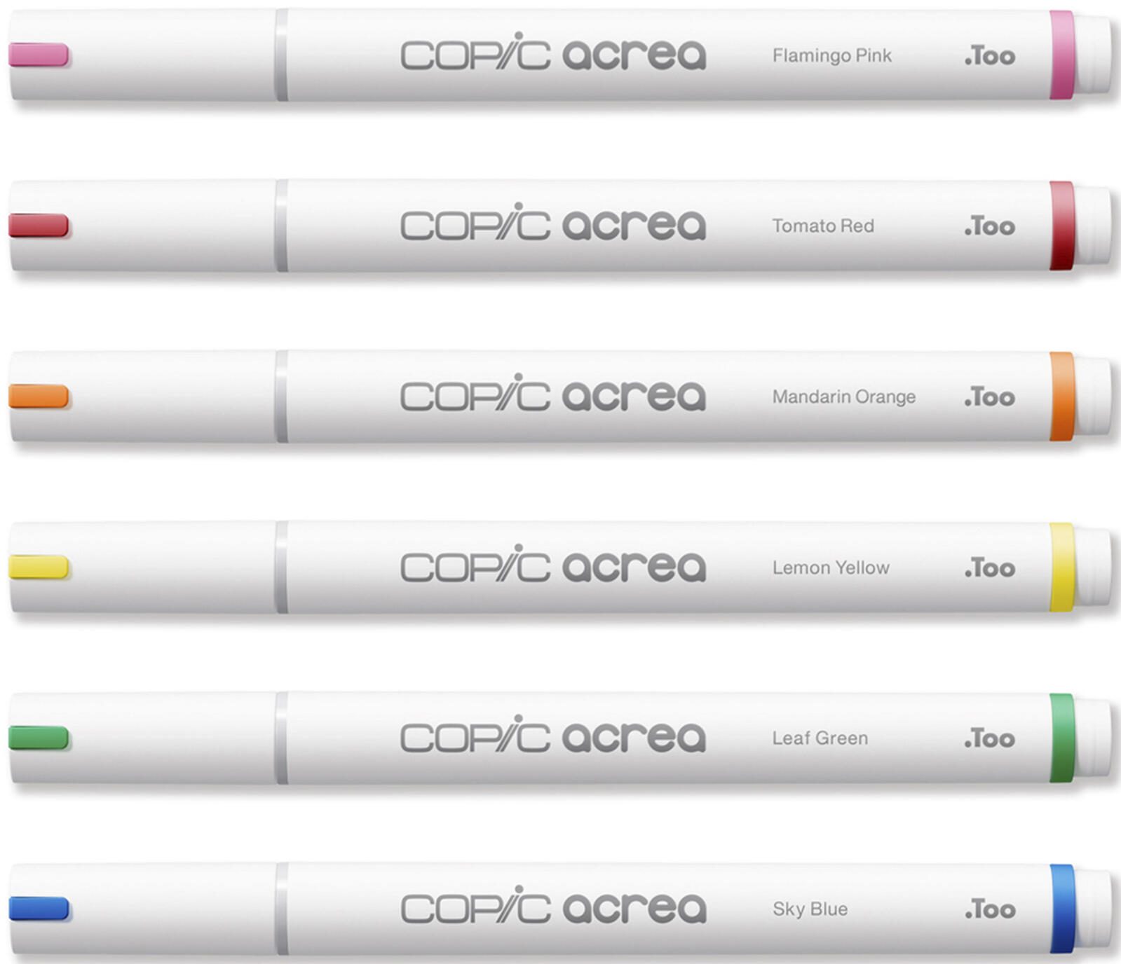 COPIC® acrea Vivid Layoutmarker-Set weiß 0.8 mm Schreibfarbe: Mehrfarbig 20077601