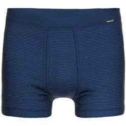 AMMANN Herren Boxershorts - Boxer Briefs Jeans, Weichbund, Eingriff, Feinripp, Baumwollmischung Dunkelblau / 4XL