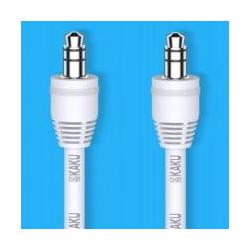 Kaku KSC-451 3.5mm to 3.5mm 1m White (1 m, AUX Kabel) (KSC-451-WH)