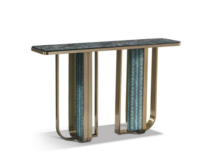 Xlmoebel Konsolentisch Designer Holz Tisch für Schminken und als Sideboard (Konsolentisch), Made in Europa