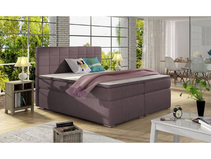 Best for Home Boxspringbett Alice mit Bettkasten & Bonellfederkern inkl. Topper (140x200 160x200 180x200 cm), Handwerksqualität, TOP Preis-Leistungs-Verhältnis