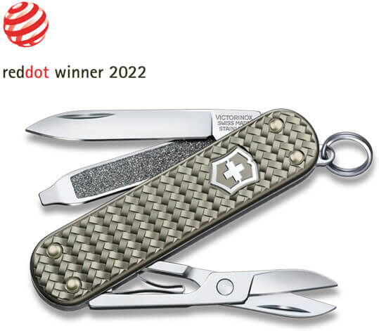 Victorinox Swiss Army Knife Classic SD Precious Alox Infinite Grey