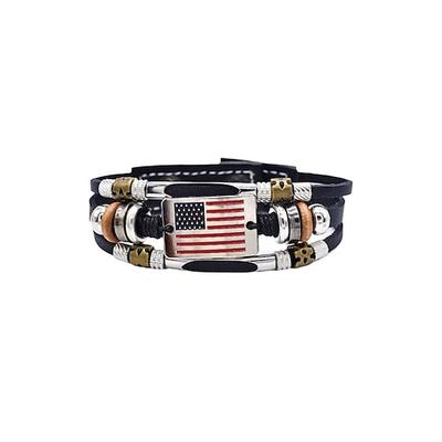 Dicke Kette Gewebe Mode Personalisierte Leder Armband Schmuck Schwarz Für Täglich Geschenk Ferien