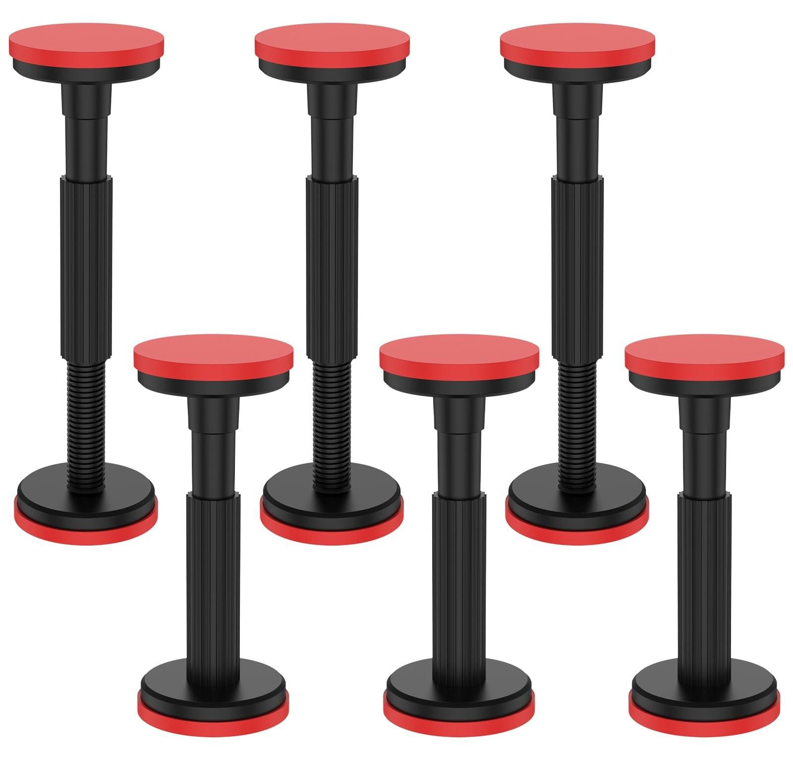 Set van 6 verstelbare telescopische steunstangen