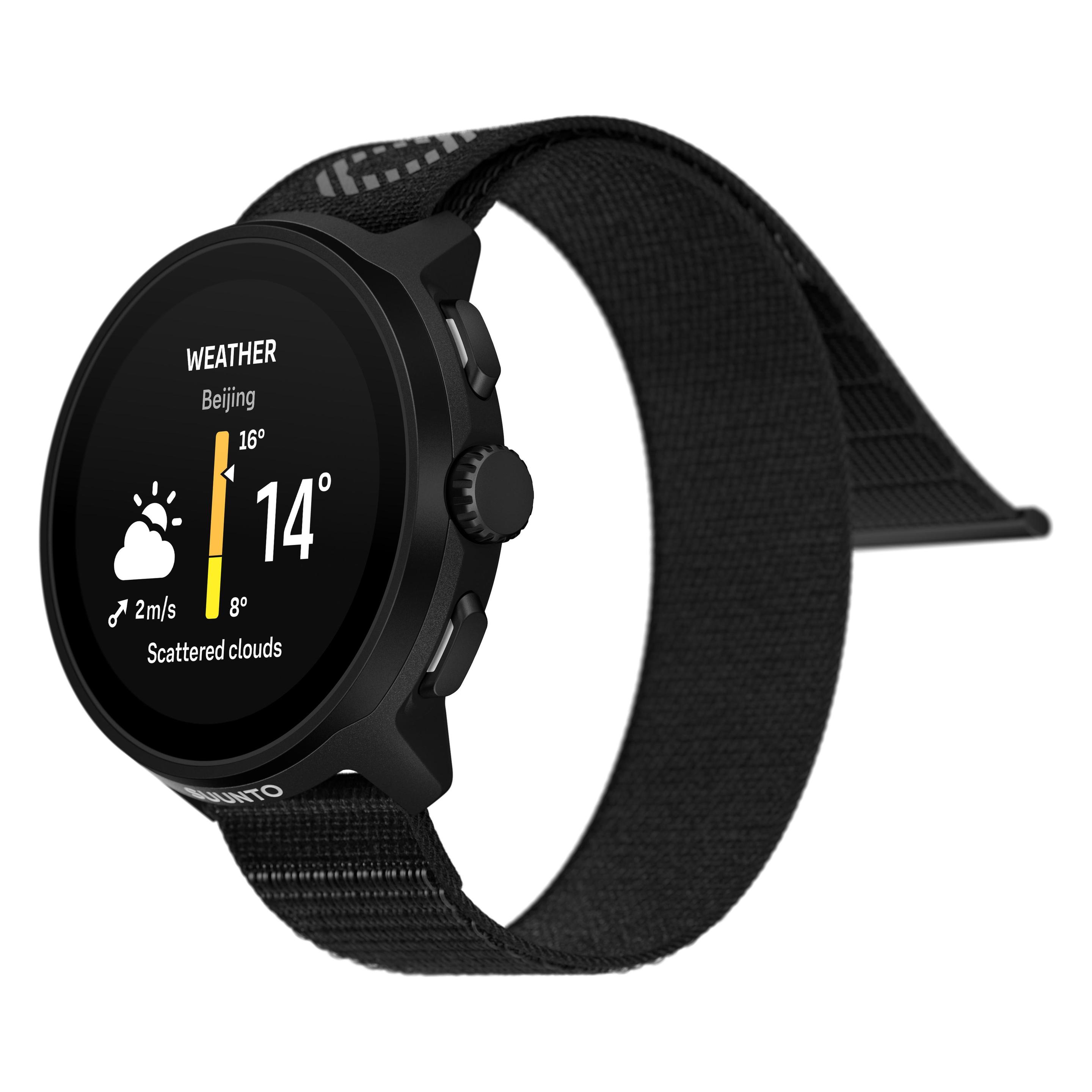 Suunto Run (46 mm, Polyamid, Schwarz, ohne SIM) (SS051109000)