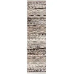 TEPPICH PERRAN, gestreift, Natur, 60 x 230 cm