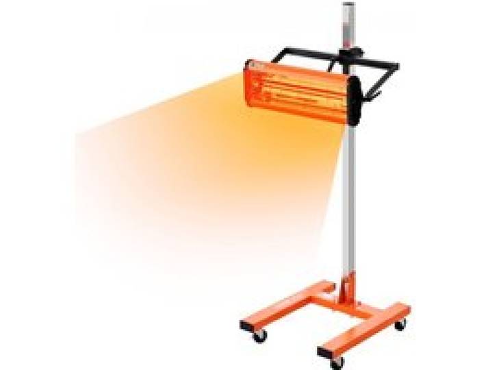 VEVOR Lampe polymérisation infrarouge, 1500 W, séchoir peinture voiture avec support, minuterie 1-60 min, chauffage cabine cuisson pulvérisation 0,32 ㎡, lampe à polymériser pour réparation séchage