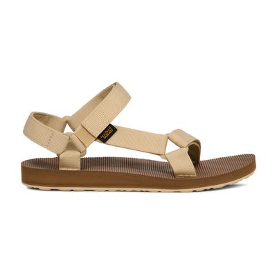 Sandale TEVA "ORIGINAL UNIVERSAL WOMEN", Damen, Gr. 37, beige (boulder), Textil, Schuhe Sandale, schnell trocknend,mit verstellbaren Nylonriemen,weiches EVA-Fußbett