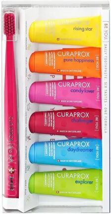 Curaprox Be You Pasta de dientes x6 + Cepillo