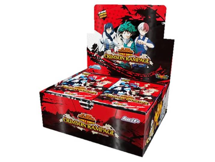 My Hero Academia Collectible Card Game - Booster Display Series 02: Crimson Rampage (24 Packs) - EN