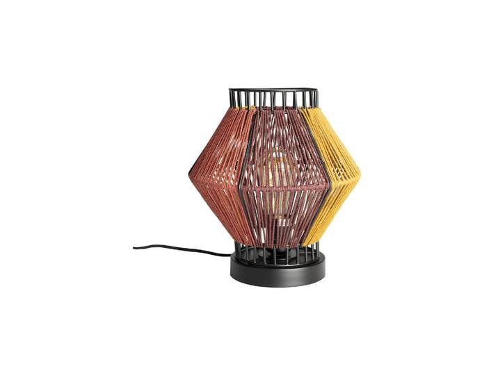 Lampe à poser en tissu multicolore Surya