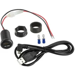  Spannungswandler 12V->5V/2,1A inkl. 1m USB-Kabel 