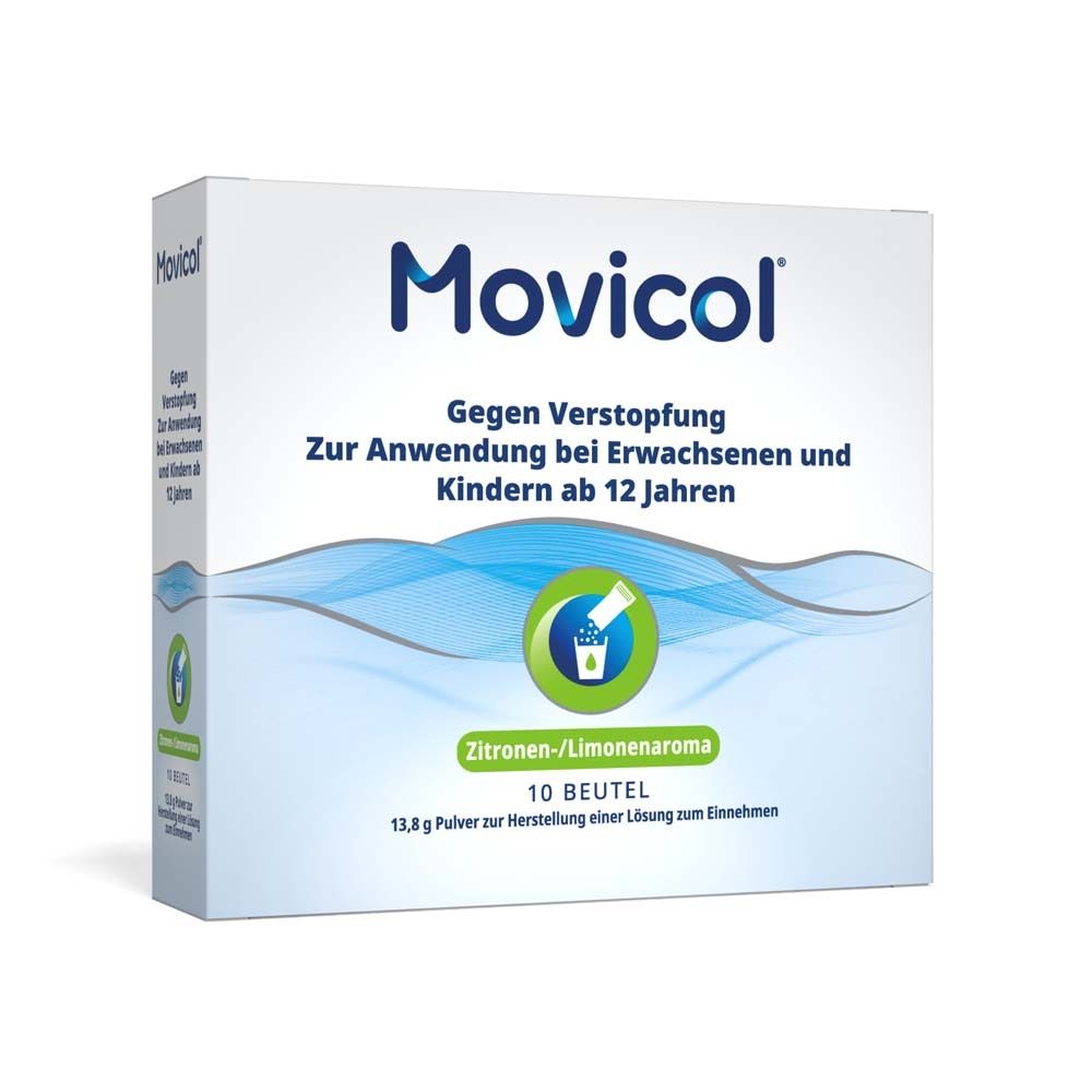 Movicol Beutel Plv.z.Her.e.Lsg.z.Einnehmen 10 St Pulver zur Herstellung einer Lösung zum Einnehmen