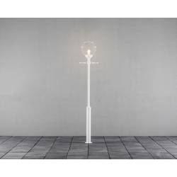 Konstsmide 468-250 Orion Außenstandleuchte Energiesparlampe, LED E27 60 W Weiß