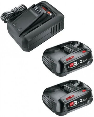 Gardena AL 18V-44 P4A Kit chargeur rapide + 2× batteries 2,5 Ah 14914-20