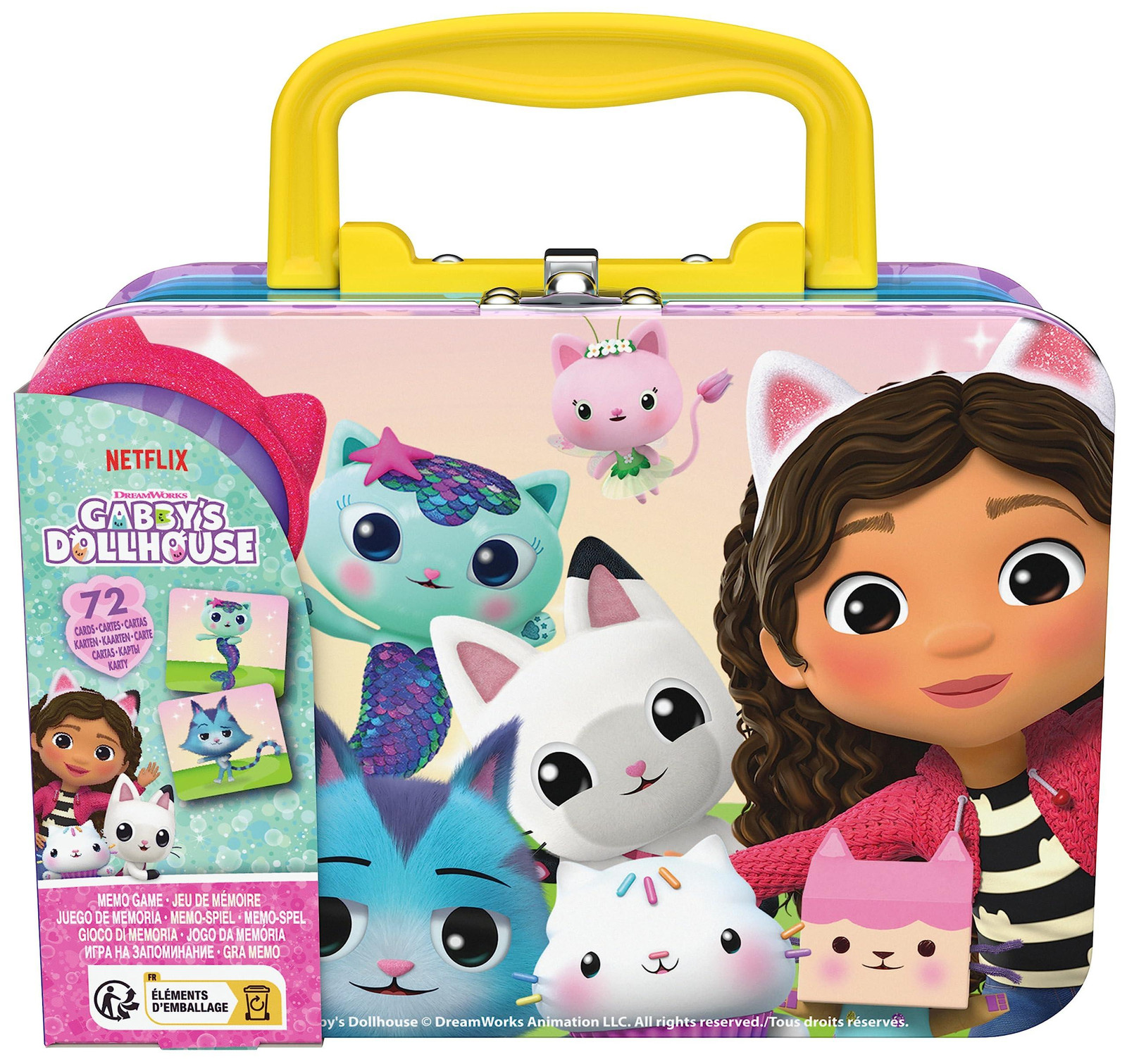 Spin Master Games Gabby's Poppenhuis memo in metalen koffer