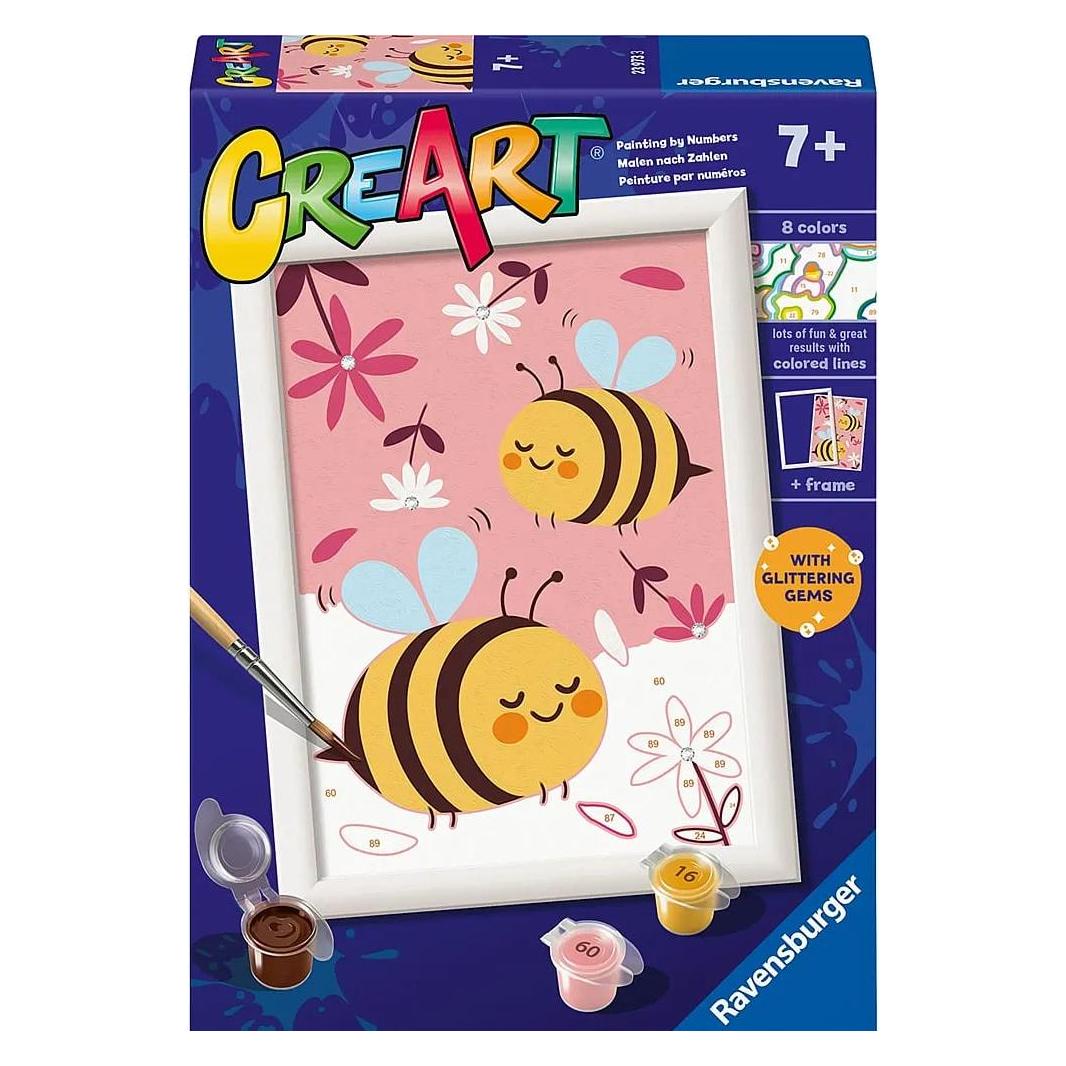 Ravensburger CreArt - Malen nach Zahlen - Happy Bumblebees (23973)