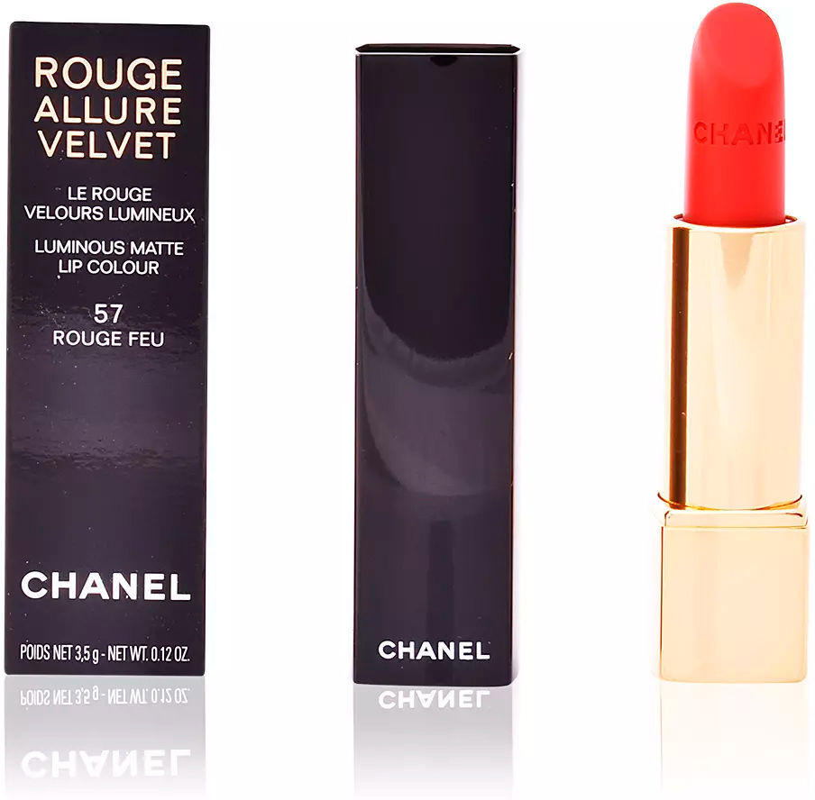 Chanel Rouge Allure Velvet #57-rouge feu