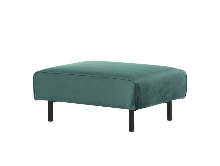 Polsterhocker Tapio I 98 x 44 x 75cm Grün/Dunkelblau Samt Ravi: Petrol