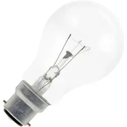 Glühbirne | Bajonettfassung B22d | Standardlampe | Klar | 60mm | 60W