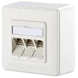Metz Connect Anschlussdose E-DAT AP 1309130002-E rws