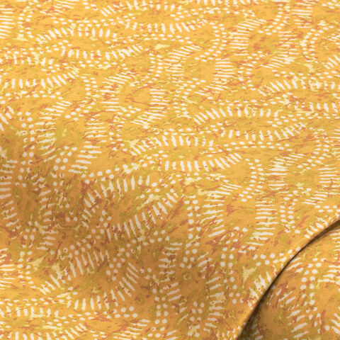 Viskose-Popeline "Allover", gelb-color