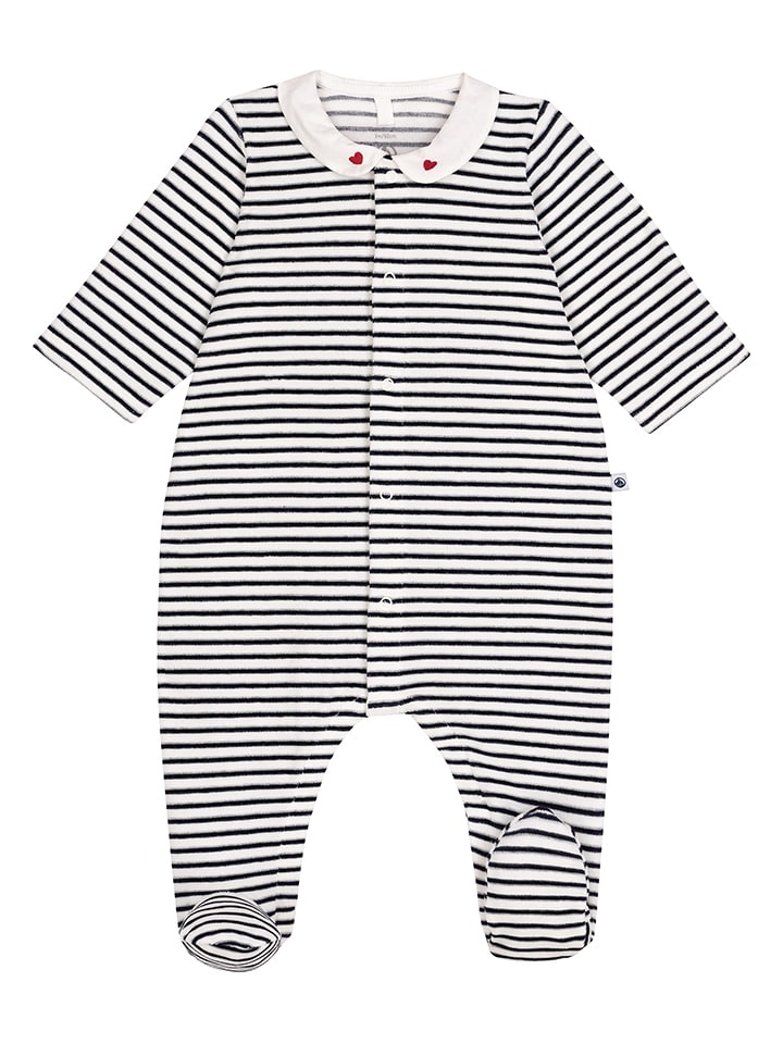 PETIT BATEAU Strampler in Dunkelblau - 68