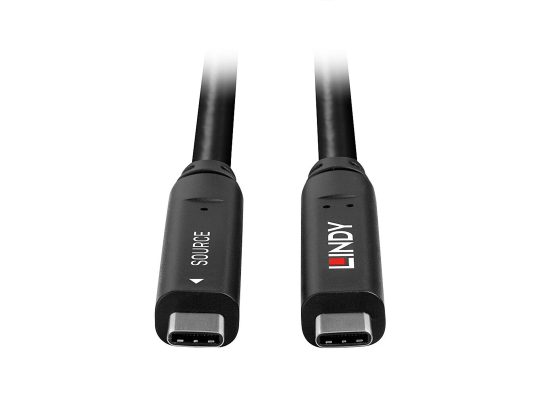 Lindy 43333 Hybrid Video USB C Kabel, 10m