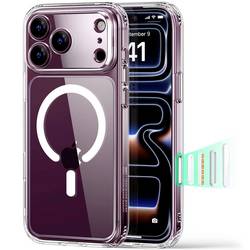 ESR Classic Hybrid Magnet Case mit Kamerasteuerung Taste Apple iPhone 18 Pro/17 Pro transparent 1A86300108