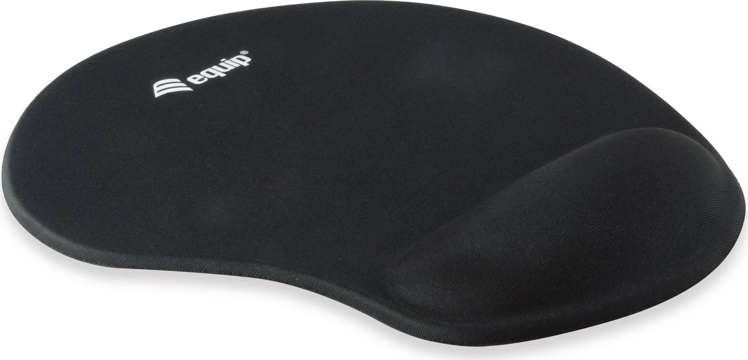 Equip 245014 Gel Mouse Pad mit Handballenauflage Schwarz