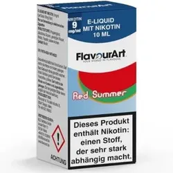 FlavourArt Red Summer Liquid 10ml / 9mg