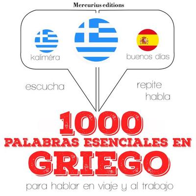 1000 palabras esenciales en griego - JM Gardner, Audio, 9782821119253