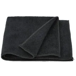 5 Microfasertücher 32 cm x 32 cm schwarz Profi