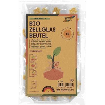 Folia Bio Zellglasbeutel S Weihnachten, 95x160mm, 10 Stück