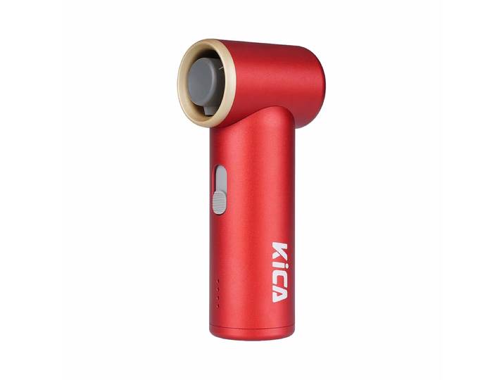 KiCA Jet Fan Mini Red Taschenventilator – Tischventilator/USB Ventilator – rot