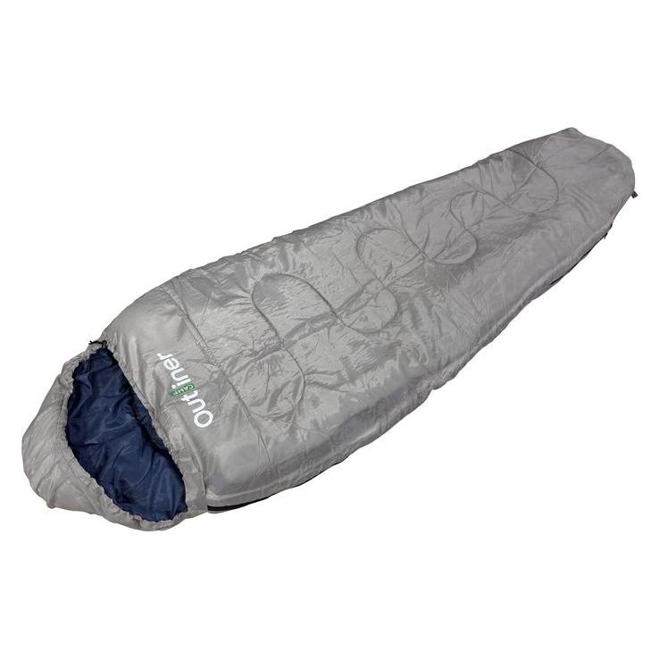 Outliner Schlafsack, blau/grau, rechts, 220 cm (220 cm) (57326013)
