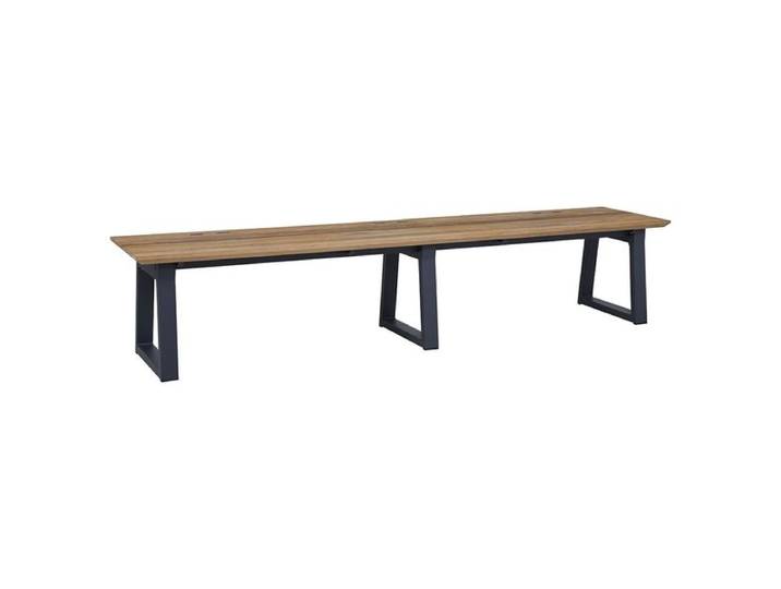 Zebra Phönix Gartenbank Aluminium/Teak recycelt
