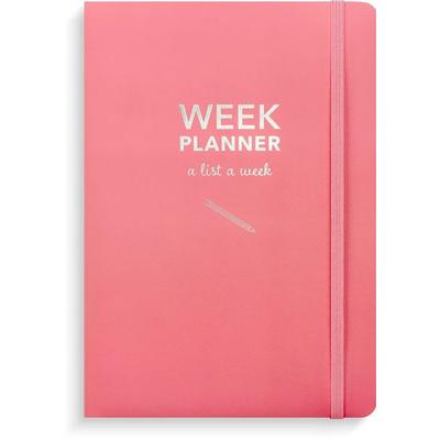 Burde Week Planner undated pink