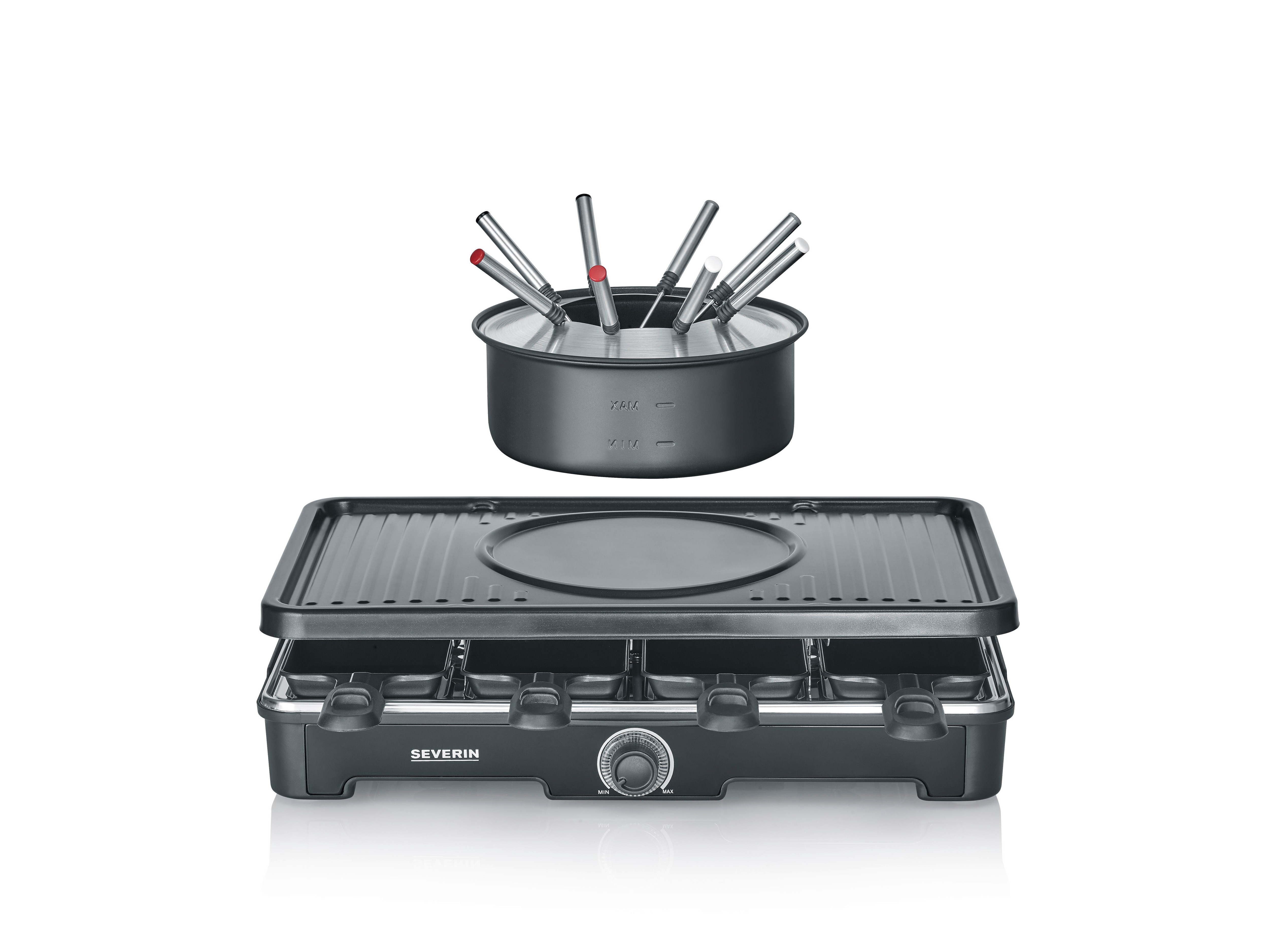 Severin RG 2347 Raclette / Fondue Kombination, 1400 W