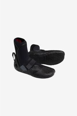 O'Neill s Psycho Tech 5mm+ Rt Booties in Black, Size 9