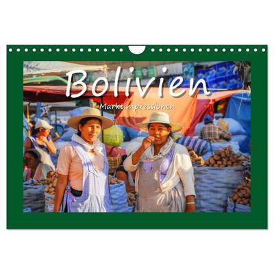 Bolivien - Marktimpressionen (Wandkalender 2027 DIN A4 quer), CALVENDO Monatskalender